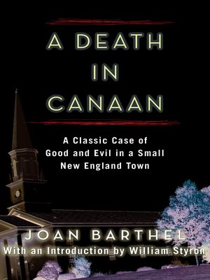 cover image of A Death in Canaan
